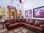 El Dorado Ranch Resort in San Felipe BC Condo 92 - living room sofa